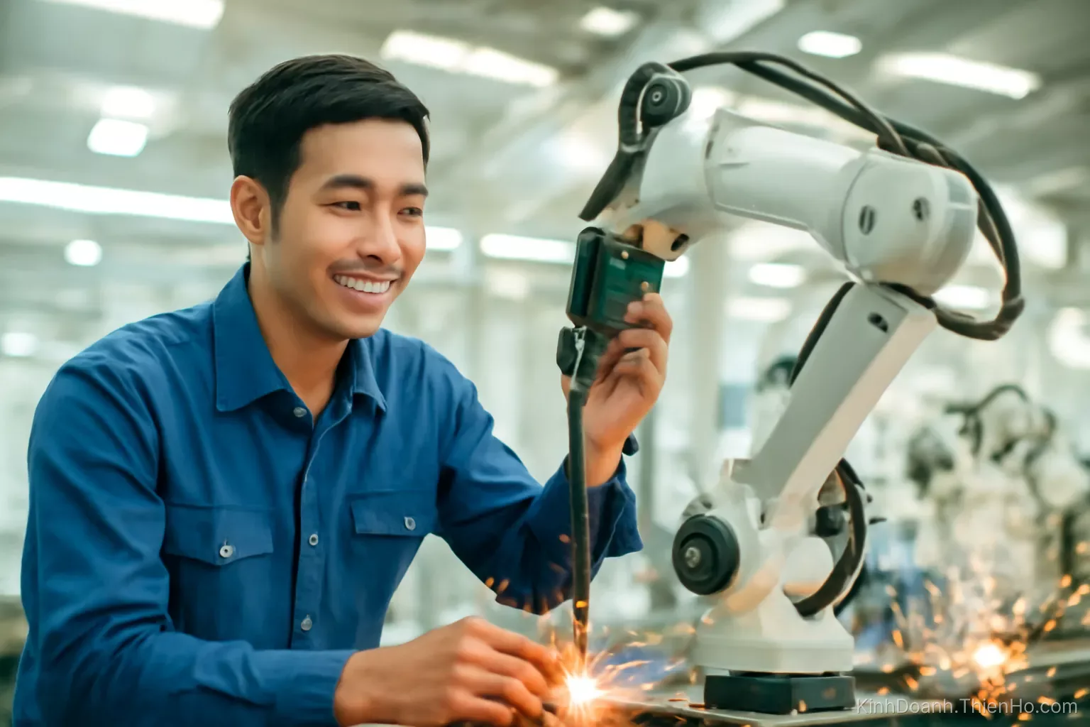 Cánh tay robot mua rồi để không: khoản chi phí không ai ghi vào bảng tính